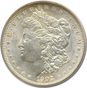 image for: 1903 $1 PCGS MS64