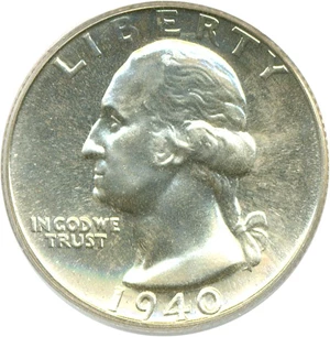 image for: 1940 25c PCGS Proof 66