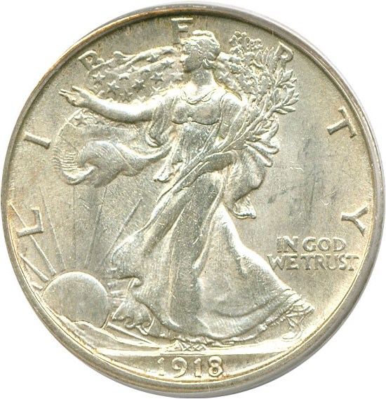 image for: 1918-S 50c  PCGS MS63