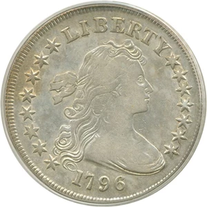 image for: 1796 $1 Lg.Date, Small Letters PCGS VF25