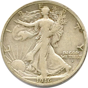image for: 1916-S 50c PCGS VF20