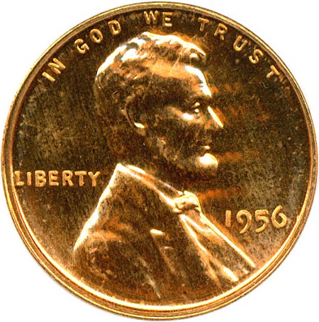 image for: 1956 1c  PCGS Proof 64 RD