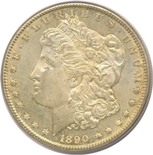 image for: 1890-CC $1 PCGS MS64