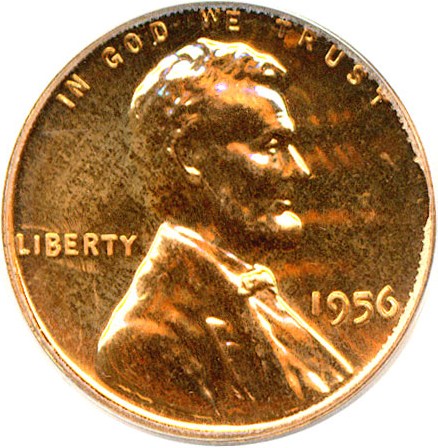 image for: 1956 1c  PCGS Proof 64 RD