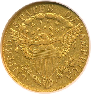 image for: 1803 $10 Small Star Reverse NGC AU50