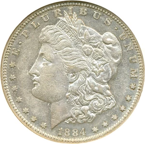 image for: 1884-S $1 NGC AU53
