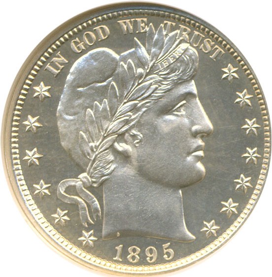 image for: 1895 50c  NGC Proof 66 Cameo