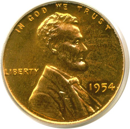 image for: 1954 1c  PCGS Proof 63 RB