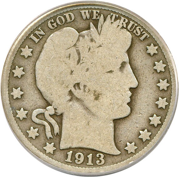image for: 1913 50c  PCGS Good-4 
