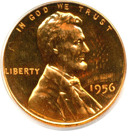 image for: 1956 1c  PCGS Proof 64 RD
