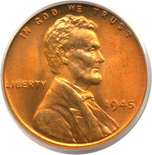image for: 1945 1c PCGS MS66 RD