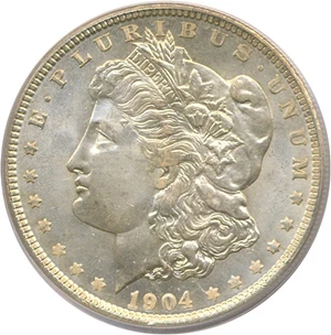 image for: 1904-O $1 PCGS MS65