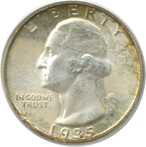image for: 1935 25c PCGS MS65