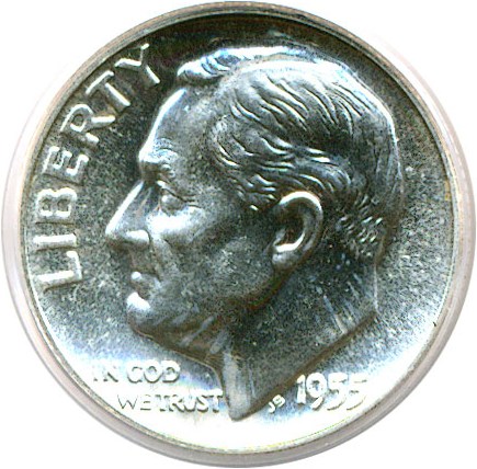 image for: 1955 10c  PCGS Proof 66 