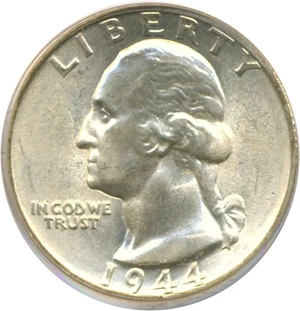 image for: 1944-S 25c PCGS MS65