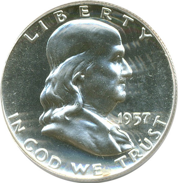 image for: 1957 50c  PCGS Proof 66 