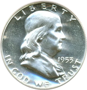 image for: 1953 50c PCGS Proof 64