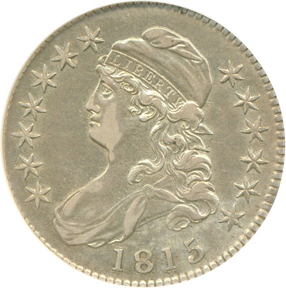 image for: 1815/2 50c  NGC/CAC XF45