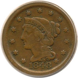 image for: 1848 1c PCGS VF30