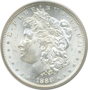image for: 1888-S $1 PCGS MS65