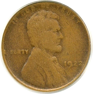 image for: 1922 no D 1c Strong Reverse PCGS F15
