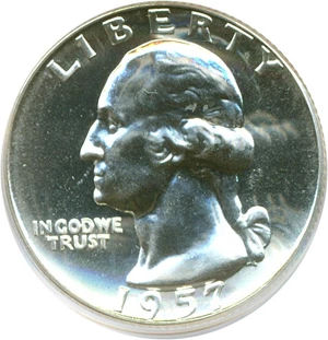image for: 1957 25c PCGS Proof 65