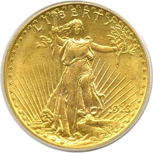 image for: 1913 $20 PCGS MS63