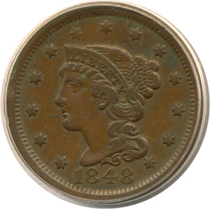 image for: 1848 1c PCGS XF40