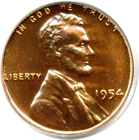 image for: 1954 1c  PCGS Proof 64 RB