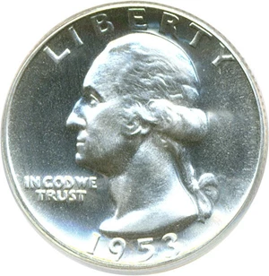 image for: 1953 25c PCGS Proof 67