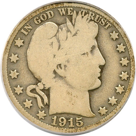 image for: 1915 50c  PCGS Good-6 