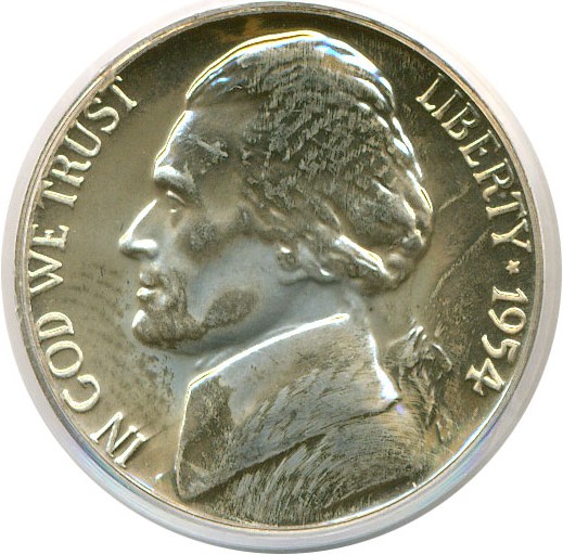 image for: 1954 5c  PCGS Proof 64 
