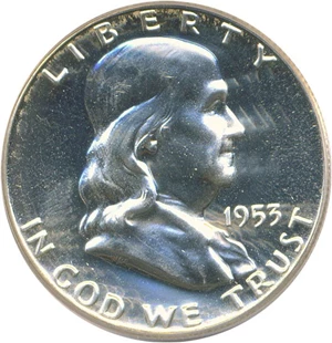 image for: 1953 50c PCGS Proof 63