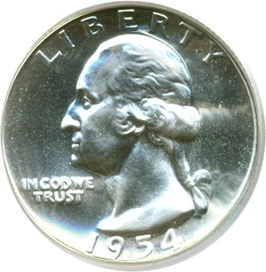 image for: 1954 25c PCGS Proof 66