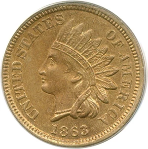 image for: 1863 1c PCGS MS63