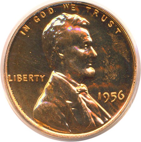image for: 1956 1c  PCGS Proof 63 RD