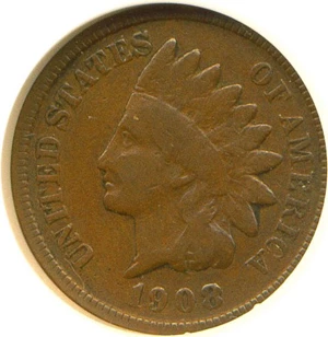 image for: 1908-S 1c NGC VG10
