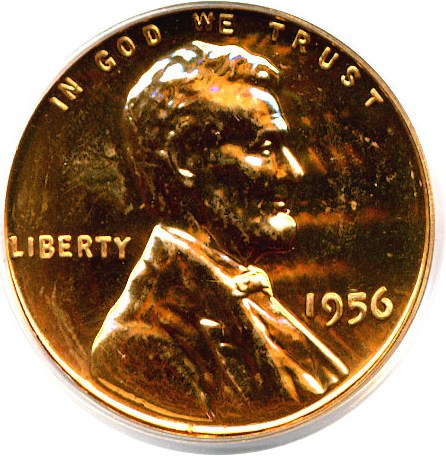 image for: 1956 1c  PCGS Proof 64 RD