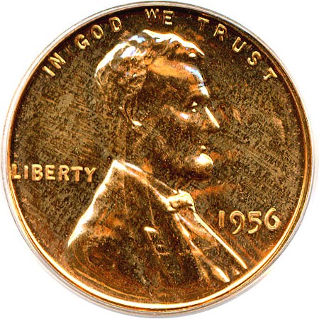 image for: 1956 1c  PCGS Proof 64 RD
