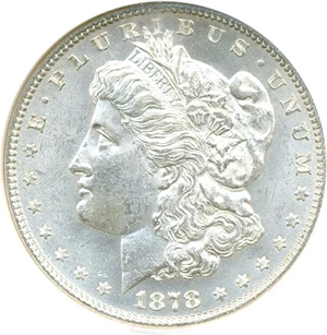 image for: 1878 7TF $1 Rev.'78 NGC MS64