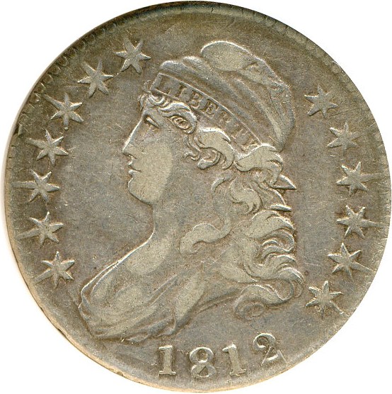 image for: 1812 50c O-106  NGC XF40 