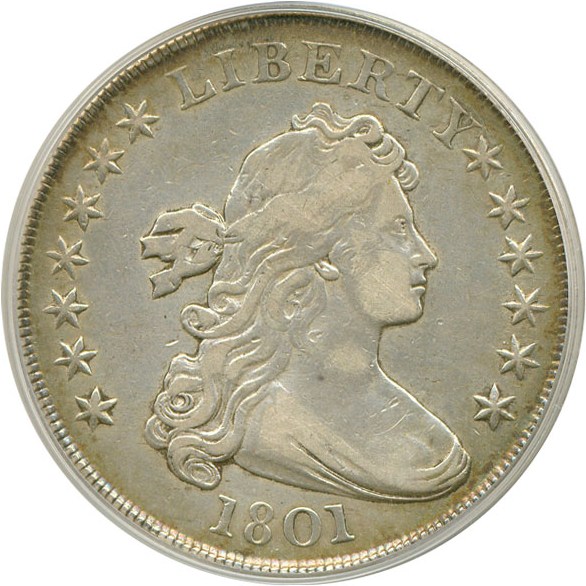 image for: 1801 $1  PCGS VF25