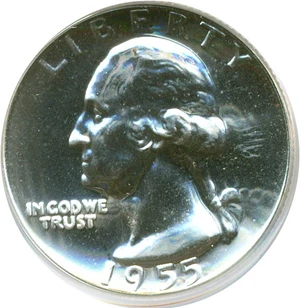 image for: 1955 25c PCGS Proof 66