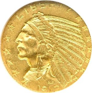 image for: 1912 $5 NGC MS61