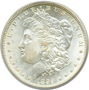 image for: 1899-O $1 PCGS MS65