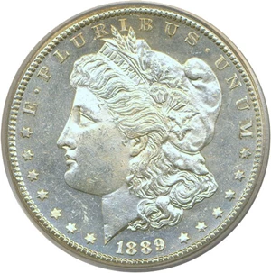 image for: 1889-CC $1 PCGS MS63 PL