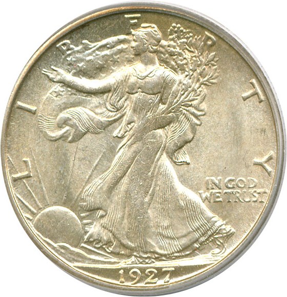 image for: 1927-S 50c  PCGS MS64