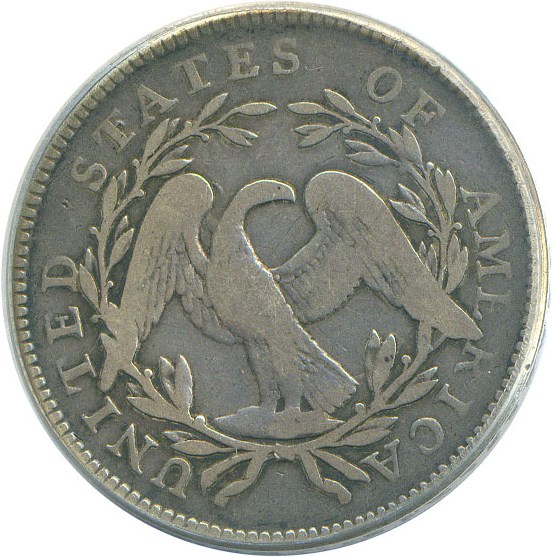 image for: 1795/1795 50c 2 Leaves PCGS F12 (O-112)