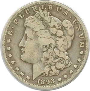 image for: 1893-S $1 PCGS/CAC F12