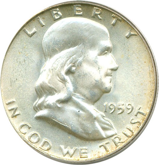 image for: 1959-D 50c  PCGS MS65 FBL